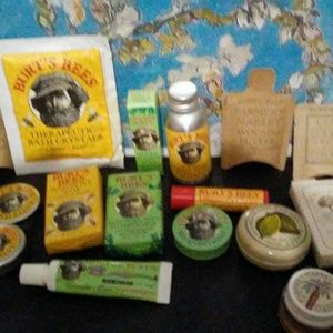 18 pc Burts Bees travel size set of products